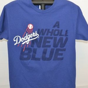 LA Dodgers Blue T-shirt A Whole New Blue M short s